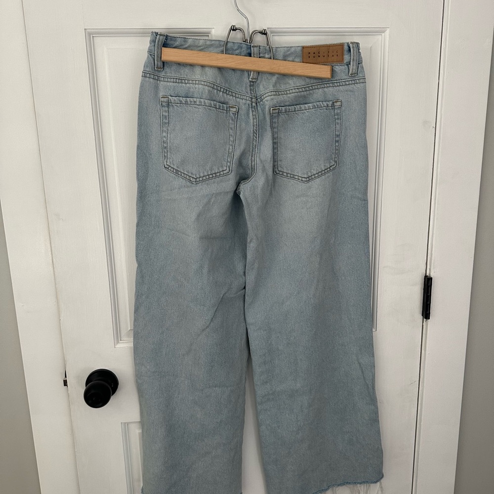 Pacific Sunwear Low Rise Baggy Jeans - Light Blue - Picture 5 of 6